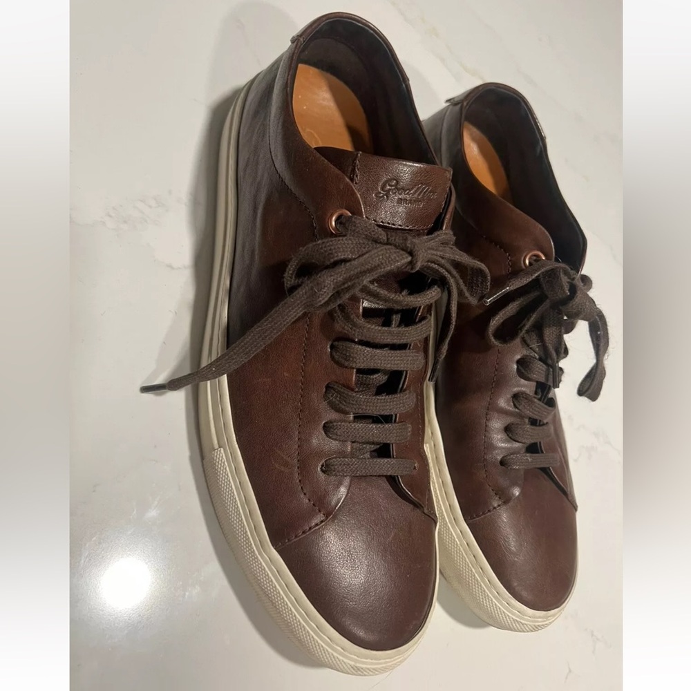 Goodman Brand Brown Leather Sneaker